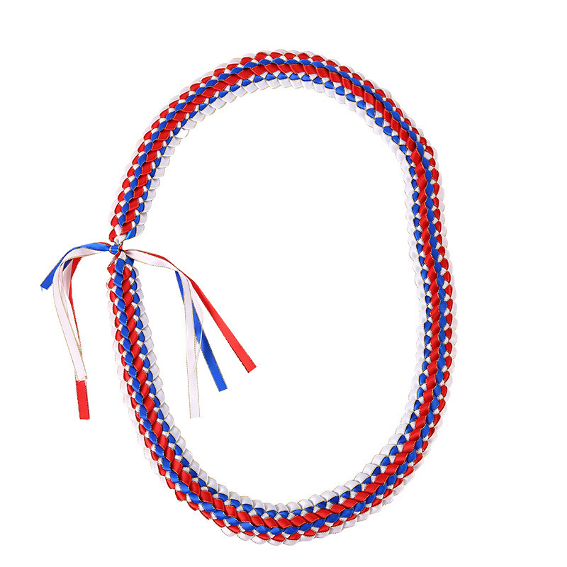 Red, blue and white