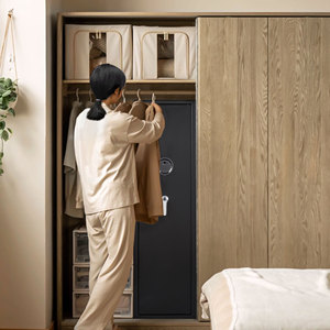 Lưu trữ lớn két sinh trắc học súng an toàn đầu giường vân tay khóa súng an toàn hộp - Product Image 5