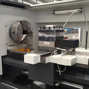 Qk1313/1500 Double Chuck Horizontal Flat Bed Automático Metal Torneamento Siemens Fanuc Preço Rosqueamento Máquina De Torno <span class=keywords><strong>CNC</strong></span>