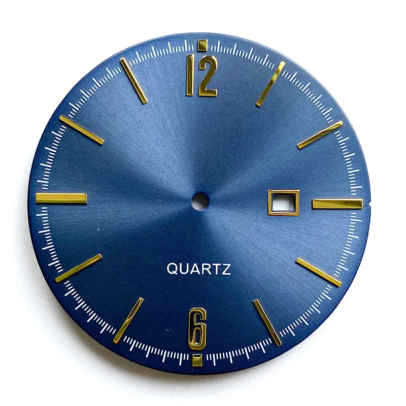 Relojes de cuarzo minimalistas de negocios clásicos para hombre, ajuste de muñeca, piezas de reloj 6498-1, esfera de reloj Sunburst de fábrica