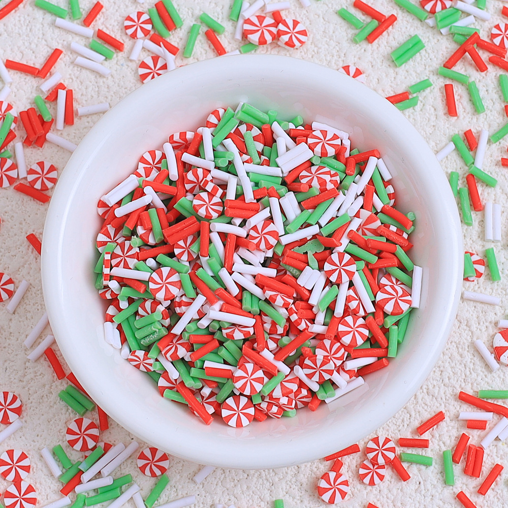 A pack of 10g soft pottery tablets-christmas color needles