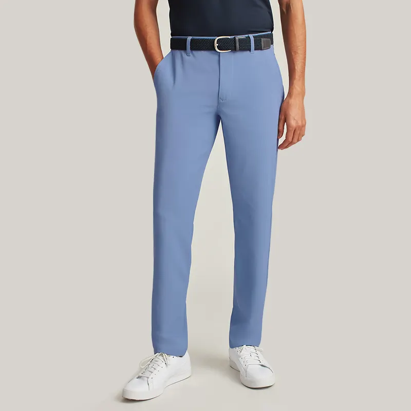 OEM One-Stop Service Golf Apparel Blue Casual Stretchy Golf Pants