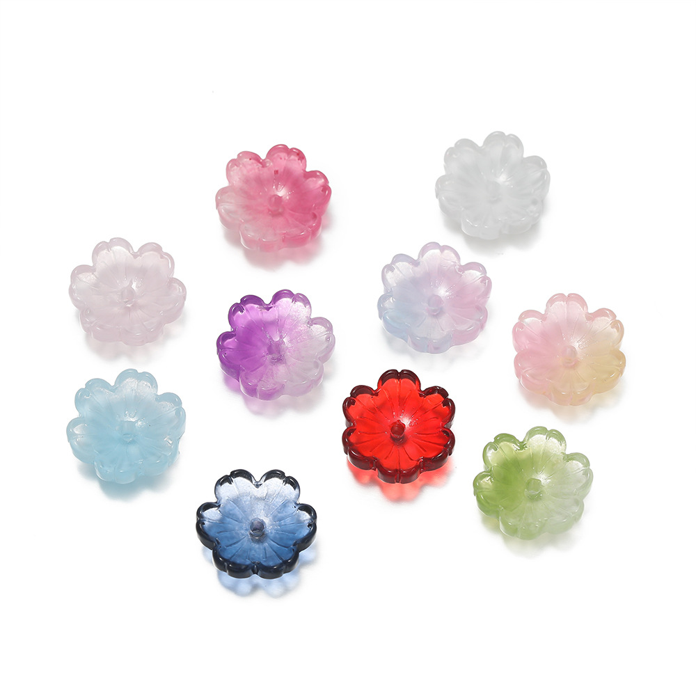 Glass spacer beads - random color mixing