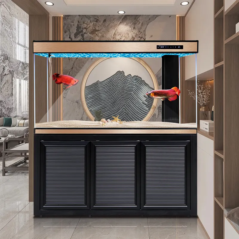 Dragon fish Tank Großes Glas Ökologisches Fisch aquarium Tank Zubehör Aquarium Schrank Glas Aquarium Beliebt
