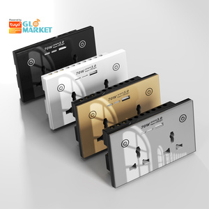 Glomarket通用标准图雅双壁插座声控快速充电Usb Type-c 13a智能Wifi插座 - Product Image 2