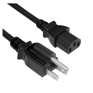 110V 16AWG Ac uzatma kablosu polarize abd 2 Prong abd 2Pin fiş saç kurutma makinesi için Iec C7 güç kablosu - Product Image 3