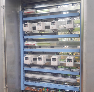 3 Fase de entrada de 340V a 420V Dc a Ac convertidor 5.5Kw de VFD para línea de producción automática