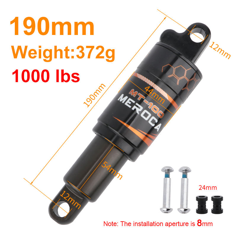 190mm 1000lbs black