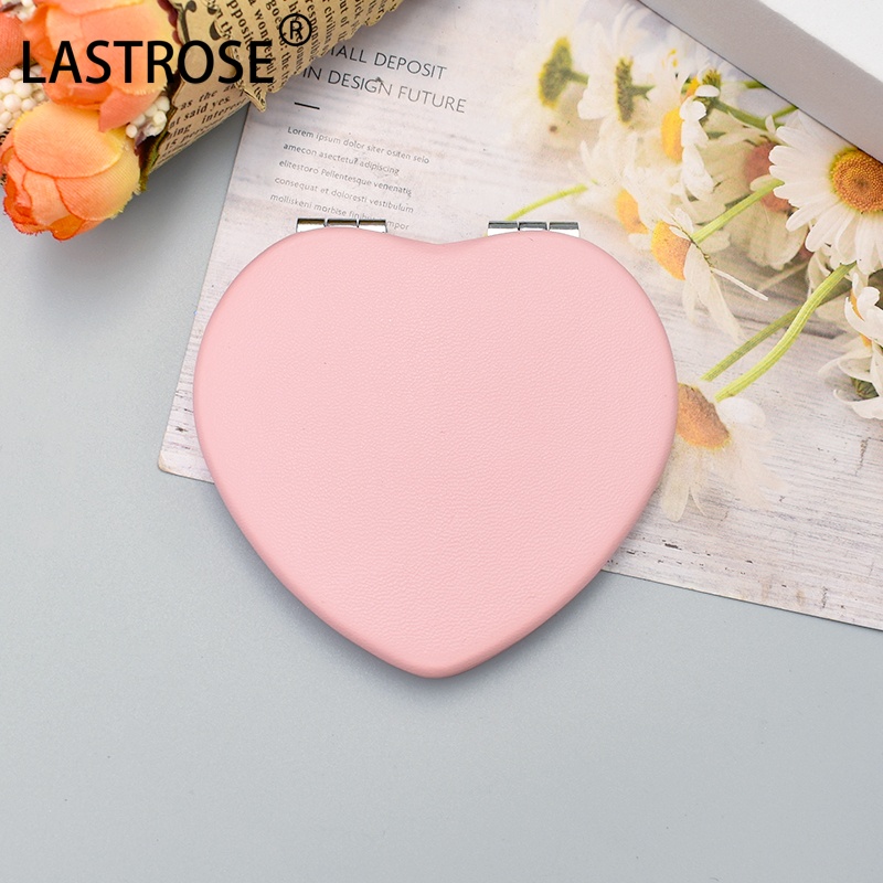 75*72mm pink heart mirror