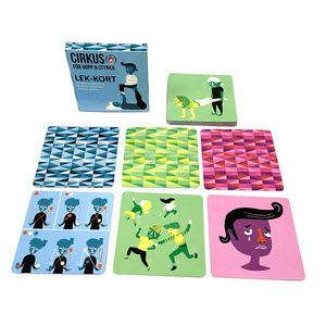 免费样品CMYK卡片游戏儿童印刷棋盘游戏记忆卡儿童游戏 - Product Image 4