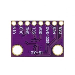 MPU-9250 MPU9250 BMP280 SPI IIC/I2C 10DOF Beschleunigung Gyroskop Kompass 9-Achsen-Sensorplatine Modul GY-91 für Arduino 3-5V - Product Image 3