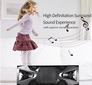 Altavoz Multimedia de 5,25 pulgadas con entrada USB Aux BT FM SD Sistema activo Hi-Fi Equipo de sistemas de sonido de música de cine en casa inalámbrico - Product Image 6