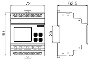 Wind Power Generation <strong>RS485</strong> Comm Multi Function DC 40-1000V Direct <strong>Input</strong> Energy Meter - Product Image 6