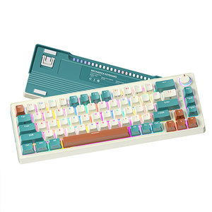 High Quality 68 Keys Wireless 2.4G Mechanical <strong>Keyboard</strong> Rgb Wired Gaming Mechanical <strong>Keyboard</strong> for Desktop PC - Product Image 1