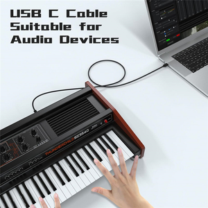 USB <strong>C</strong> Printer Cable Type-<strong>C</strong> to USB B Midi Interface Cable for Yamaha Piano,Pioneer DJ Controller Compatible for MacBook ipad - Product Image 3