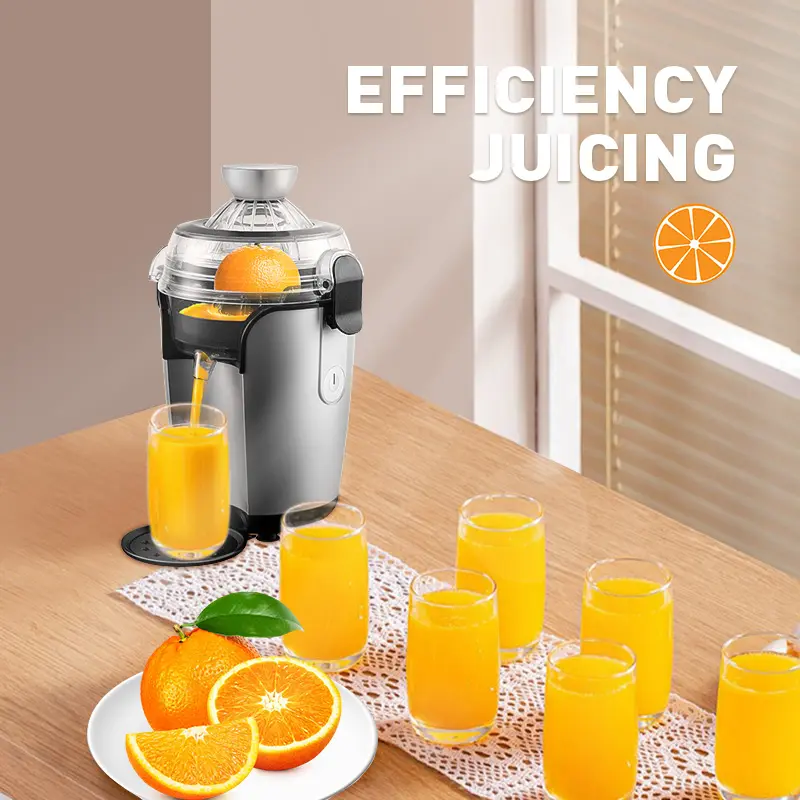Electrodomésticos de cocina automáticos de fácil limpieza, máquina exprimidora de cítricos eléctrica portátil de fruta naranja limón UVA, máquina exprimidora de limón