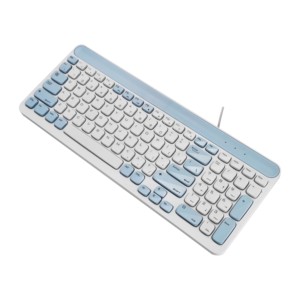 Teclas de chocolate de 100 teclas Teclado de oficina con cable USB Numérico KLAVYE Multifuncional Elegante Nueva caja de computadoras portátiles de escritorio - Product Image 2