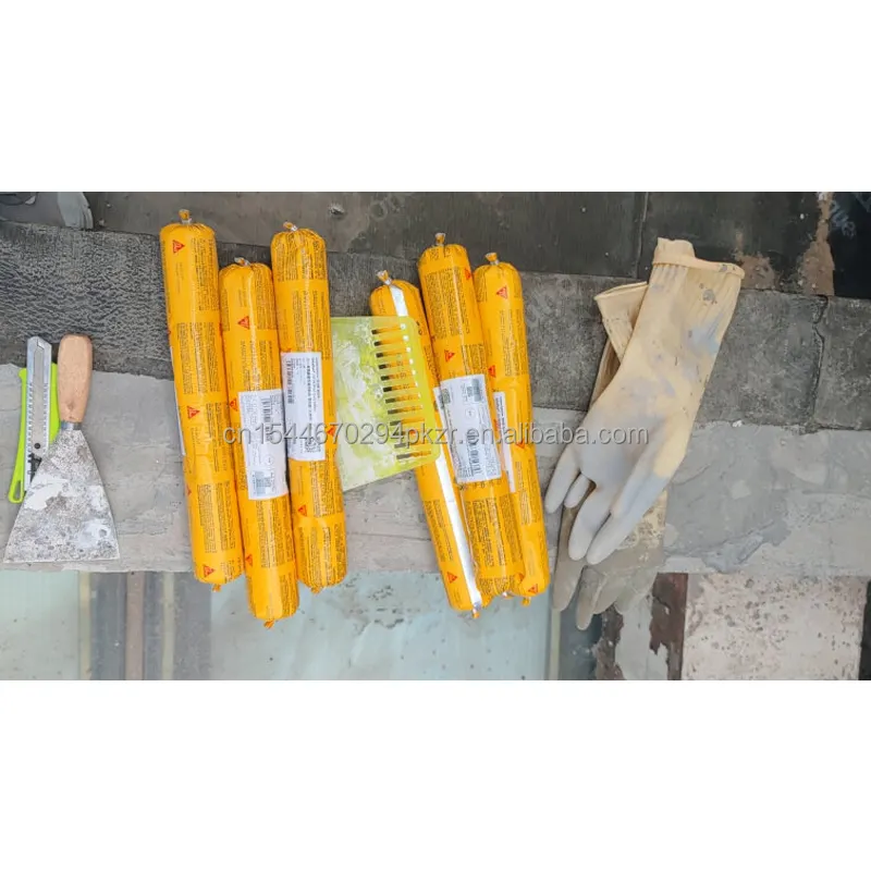 Sikaflex 11FC 600ml Pasta de poliuretano selante de silicone para pára-brisas à prova d'água para vidro e metal de vedação de construção