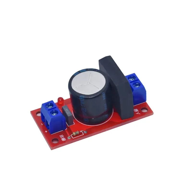 Filtro rectificador DYD TECH, placa de fuente de alimentación, amplificador de potencia rectificador, rectificador 8A con indicador LED rojo, potencia única de CA a