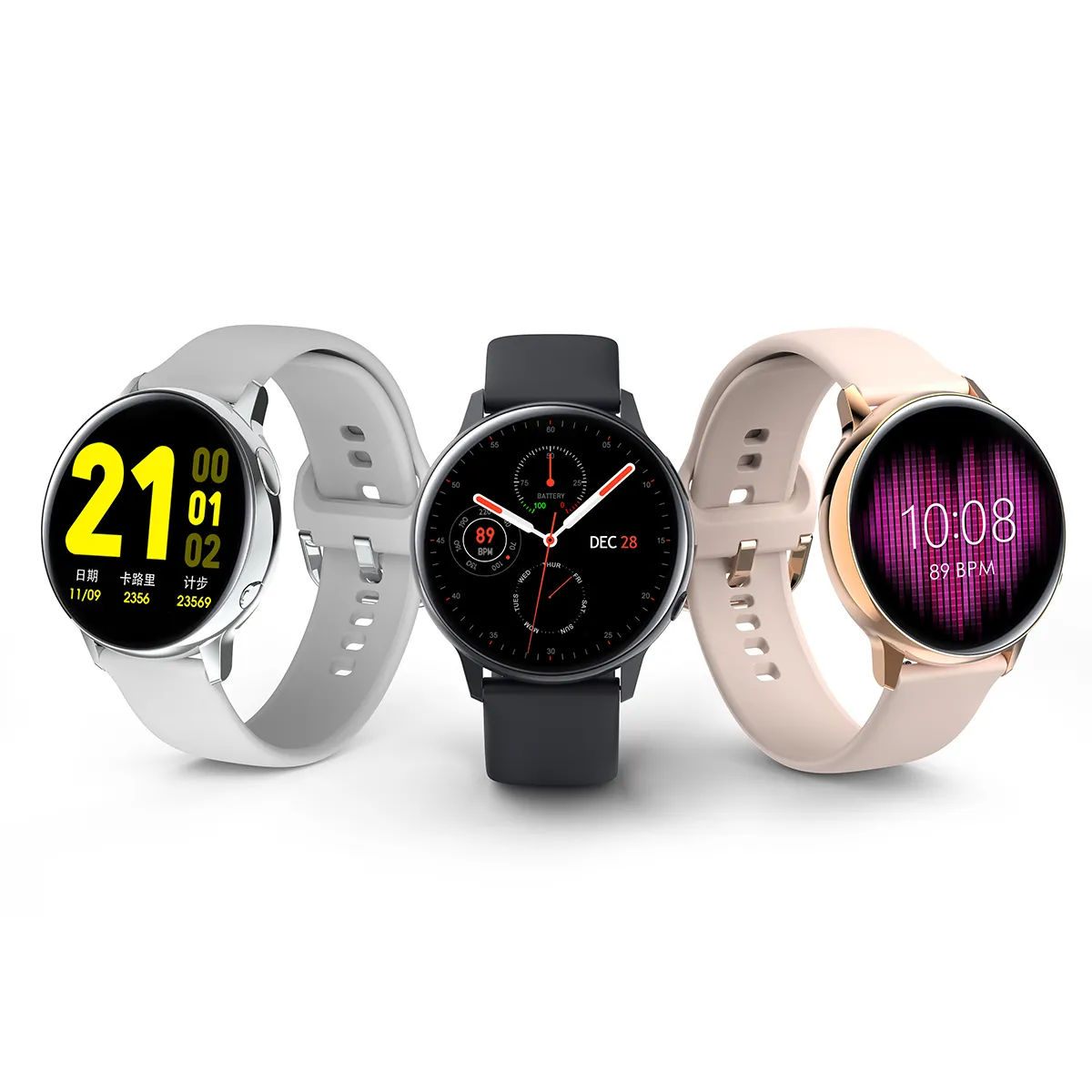 Lemfo — montre connectée Sg2, écran rond AMOLED de 1.2 pouces, étanche IP68, pour la natation, avec bluetooth, chargeur sans fil