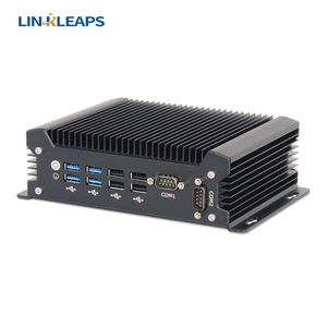 Logotipo personalizado Mini PC industrial Intel Core I5 4278U Procesador Dual GbE LAN 8 USB Accesorio de computadora industrial integrado