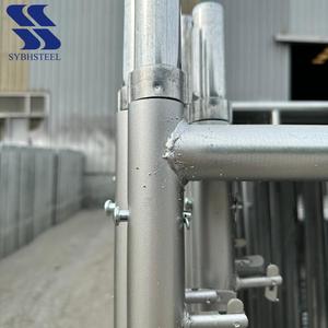Andamio de construcción de alta resistencia Sistema de andamio Andamio con sistema de marco de escalera para construcción y trabajo industrial