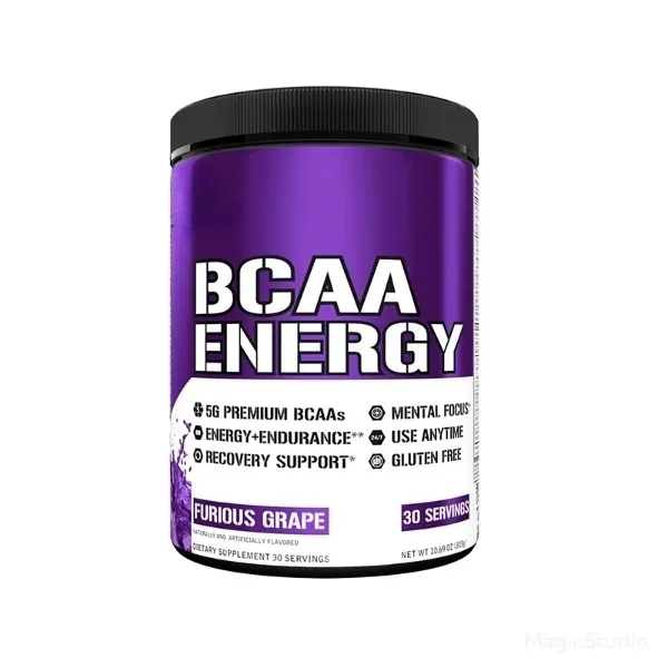 Priavte 라벨 천연 에너지 아미노산 근육 회복을위한 사전 운동 Bcaa 음료 분말