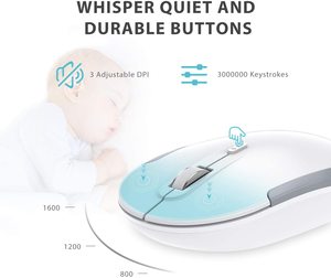 Iclever gk08 teclado e <span class=keywords><strong>mouse</strong></span> sem fio, recarregável, ergonômico, tamanho completo, design com almofada de número, 2.4g