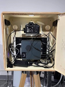 15.6 Inches Screen Wood Paint Color DSLR Camera <strong>Photo</strong> Booth for Party - Product Image 2