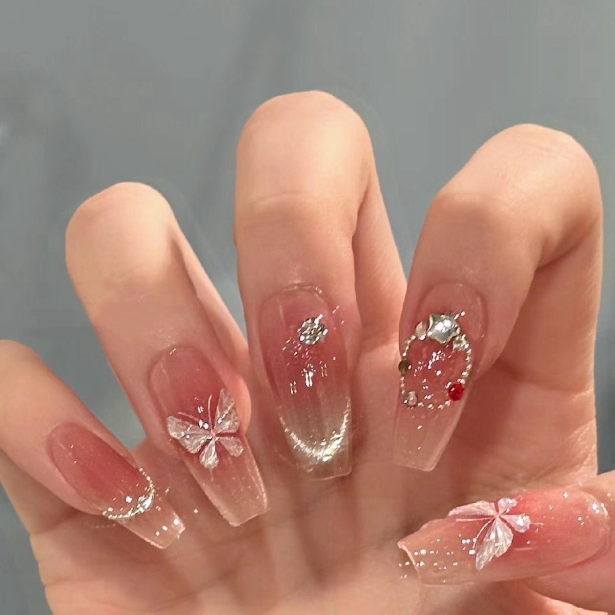 E55 cristal de glace papillon