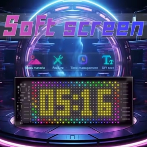 P5MM Full Color 6,8*2,8 Zoll Flexible Displays Digital Signage Auto-LED-Bildschirm Taxi Heckscheibe Smart Advertising Panel - Product Image 1