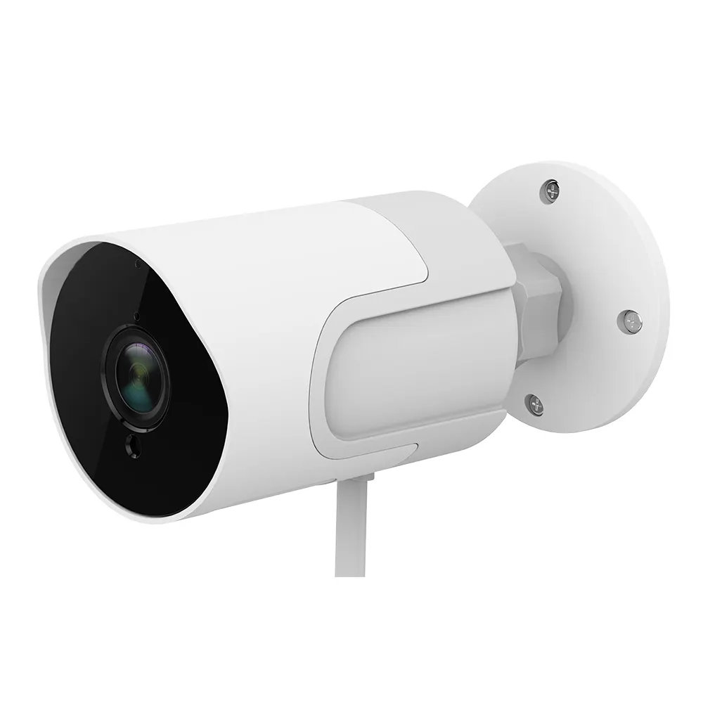 Tuya — caméra de surveillance Bullet extérieure IP Wifi hd 2MP/p, dispositif de sécurité sans fil, avec codec H.264, compatible avec Alexa et Google Home