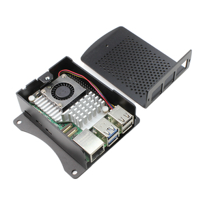 <strong>Raspberry</strong> <strong>Pi</strong> 5 Metal <strong>Case</strong> Aluminum Alloy Heat Dissipation Shell Compatible Active Cooler <strong>Case</strong> for <strong>Raspberry</strong> <strong>Pi</strong> 5
