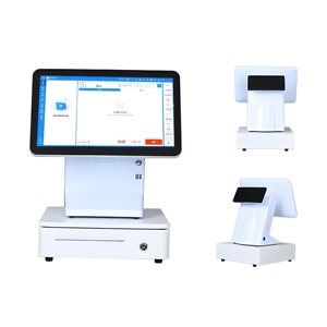 Sistema POS minorista personalizable de 15 pulgadas con pantalla VFD y CPU Intel J1900 para operaciones de caja registradora - Product Image 5