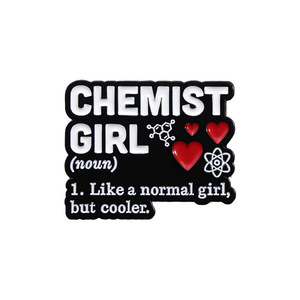 Funny Science Enamel Brooch Chemical <strong>Elements</strong> Chemistry Pins