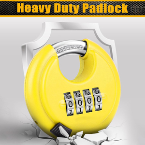 กุญแจล็อคแบบหมุน 4 หลัก AMBITION พร้อมตัวล็อคเหล็กกล้าชุบแข็ง สำหรับใช้งานกลางแจ้ง - Product Image 2