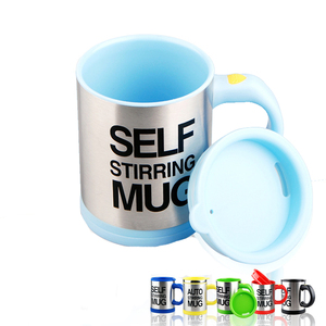 Özelleştirilmiş 400ml kupa kendini karıştırma paslanmaz çelik kahve kupa kahve kupaları karıştırma özel Logo - Product Image 5