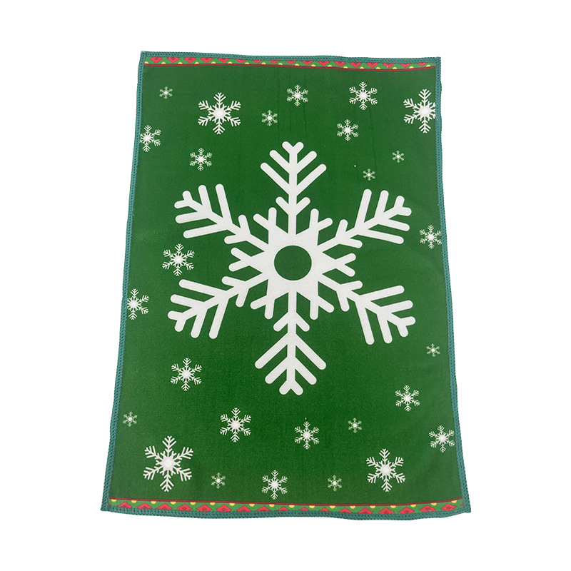 Couleur du flocon de neige de Noël
