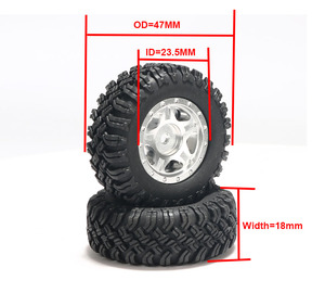 KYX Unisex Simulation Model Jeep C10 with Strong Grip SCX24 <strong>Tire</strong> Remote Control Plastic Toy Car with Butyl Rubber Material - Product Image 3