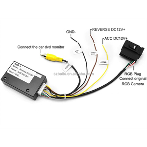 26 PIN RGB CVBS (RCA) AV sinyal dönüştürücü adaptörü VW passat CC Tiguan Android DVD için VW orijinal dikiz kamera için - Product Image 4