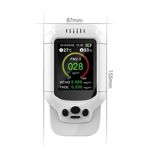 Cầm tay cao chính xác chất lượng không khí màn hình trong nhà PM2.5/pm1.0/PM10 & AQI hcho TVOC Dust Meter LCD hiển thị CE ROHS chứng nhận - Product Image 3