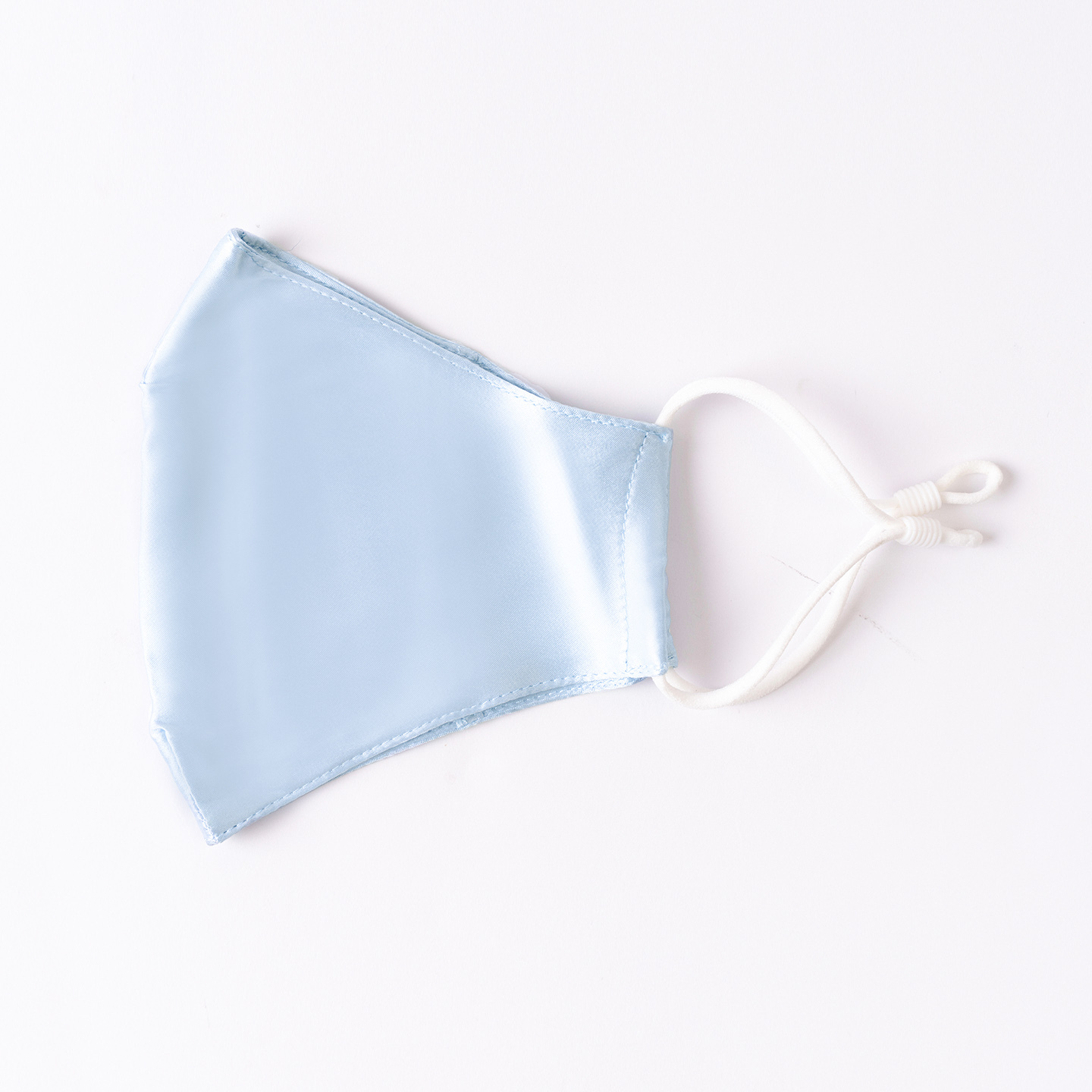 Light Blue Pure silk face mask
