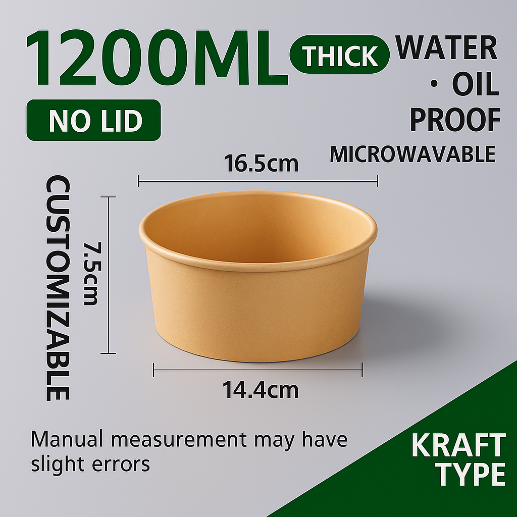 1200ML No Lid