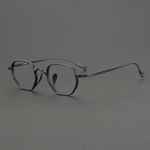 Kmn9919 Cao Tinh Khiết Titan Khung Quang Học Chất Lượng Tốt Kính Cho Nam Giới Và Phụ Nữ Titan Khung Kính Một Mảnh Mũi Pad - Product Image 3