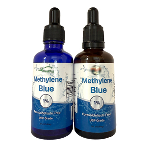 Metilen mavi 1% 2 Oz (60 ML) sıvı damlalar USP sınıf 99.99% saflık Lab sertifikalı 1mL mezun damlalık (10mg/1mL) - Product Image 2