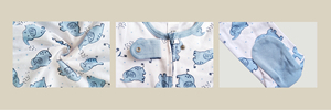 Customization Available Baby Footed <strong>Zippy</strong> Romper Organic Cotton with Multiple Self Design Patterns Infant Bodysuit Footie - Product Image 5