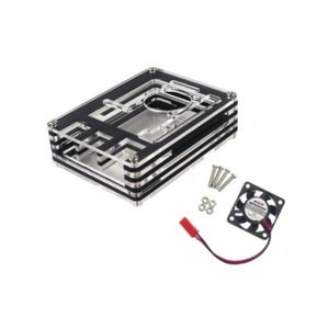 9 lớp Acrylic trường hợp đối với <span class=keywords><strong>Raspberry</strong></span> <span class=keywords><strong>Pi</strong></span> 4 mô hình B trong suốt với vỏ màu đen + quạt làm mát + bảo vệ bìa cho <span class=keywords><strong>Raspberry</strong></span> <span class=keywords><strong>Pi</strong></span> 4 4B - Product Image 5