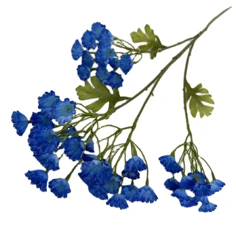 Оптовая цена, Королевский Темно-Синий искусственный шелк, цветы для украшения свадебной вечеринки, цветочные Центральные элементы