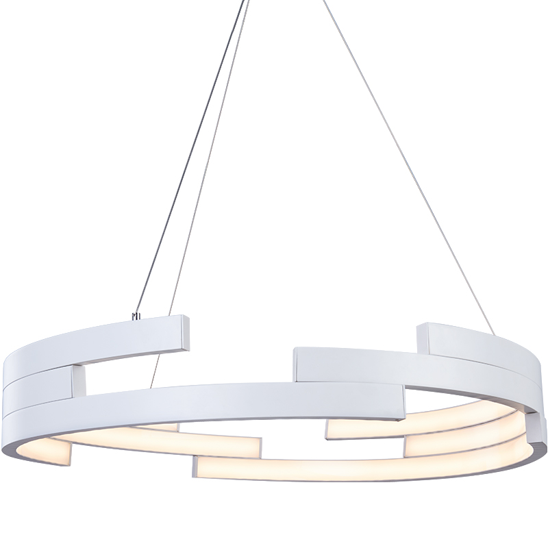 Simple ceiling Modern circle indoor led pendant light modern chandelier lamp for hotel