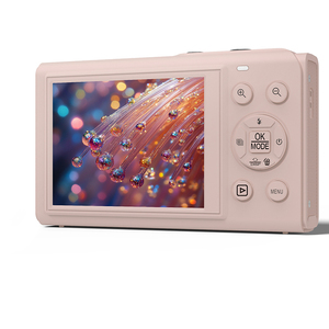 Pink Digital <strong>SLR</strong> <strong>Camera</strong> 5K Video &amp; Photo 18X Zoom Anti-Shake Face Recognition Auto Focus with Dual 2.8inch Screens CMOS Sensor - Product Image 3